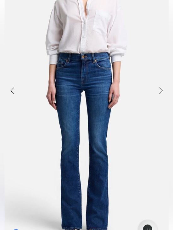 7 For All Mankind Denim - 7 For All Mankind Kimmie Bootcut Jeans Women’s 24 Medium Wash Stretch Denim